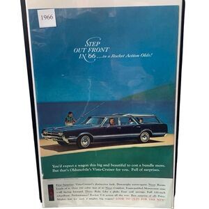 Vintage 1966 Oldsmobile Vista Cruiser Wagon Ad Advertisement